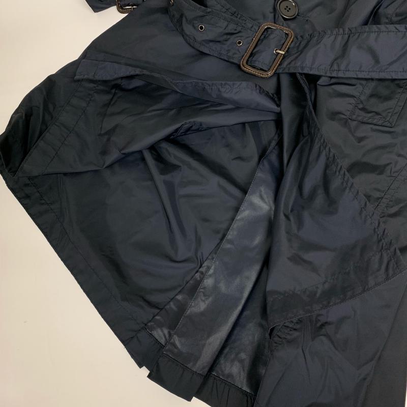 アスペジ ASPESI コート トレンチコート 無地 黒 / ブラック / レディース USED 古着 中古 10014640