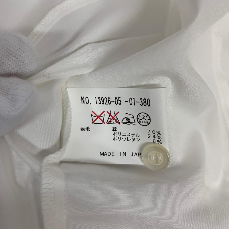 アナイ ANAYI シャツ、ブラウス 七分袖 38 無地 白 / ホワイト / レディース USED 古着 中古 10014644