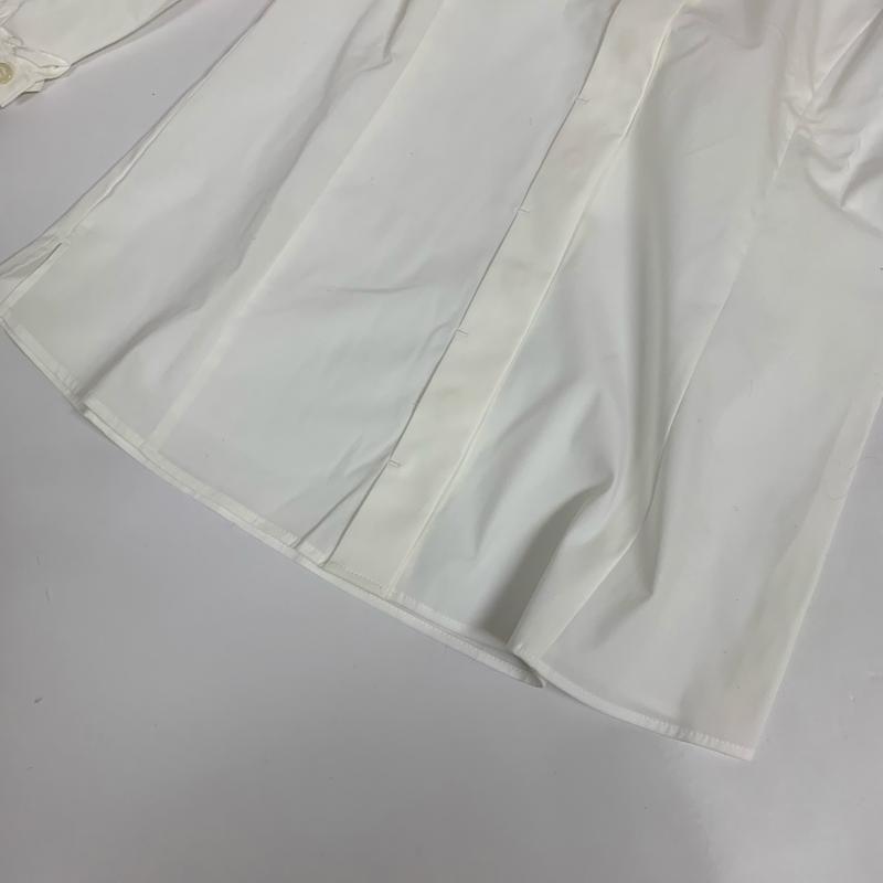 アナイ ANAYI シャツ、ブラウス 七分袖 38 無地 白 / ホワイト / レディース USED 古着 中古 10014644