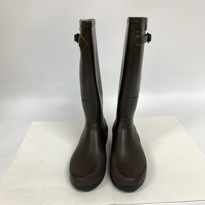 エーグル AIGLE 長靴、レインシューズ 長靴、レインシューズ 無地 X ロゴ、文字 茶 / ブラウン / レディース USED 古着 中古 10014652