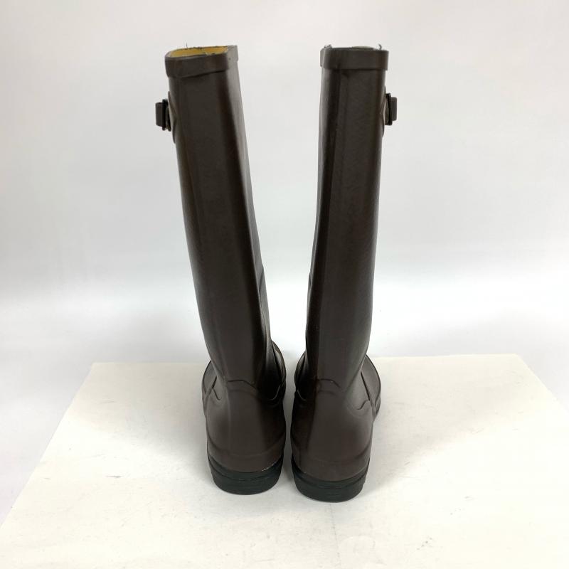 エーグル AIGLE 長靴、レインシューズ 長靴、レインシューズ 無地 X ロゴ、文字 茶 / ブラウン / レディース USED 古着 中古 10014652