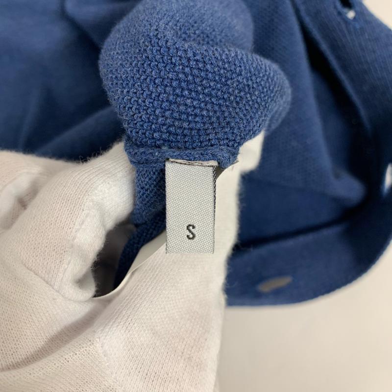 メリンダ グロス MELINDAGLOSS カーディガン 長袖 S 無地 青 / ブルー / メンズ USED 古着 中古 10014654