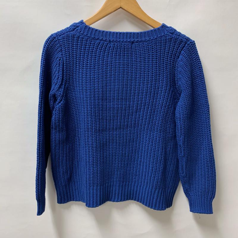 アナイ ANAYI ニット、セーター 長袖 38 無地 青 / ブルー / レディース USED 古着 中古 10014679