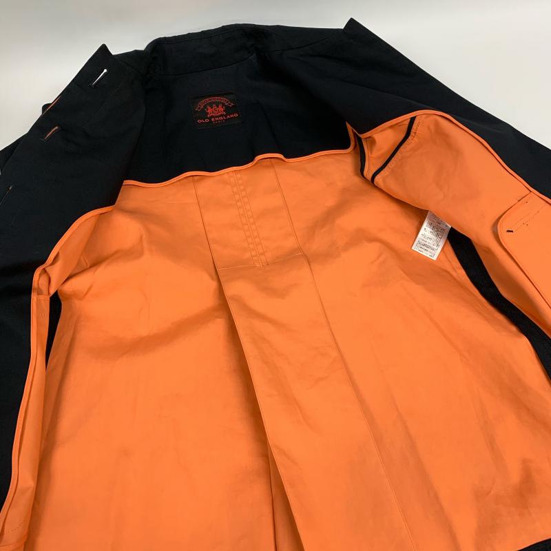 オールドイングランド OLD ENGLAND コート コート一般 38 無地 黒 / ブラック / X 橙 / オレンジ / レディース USED 古着 中古 10014688