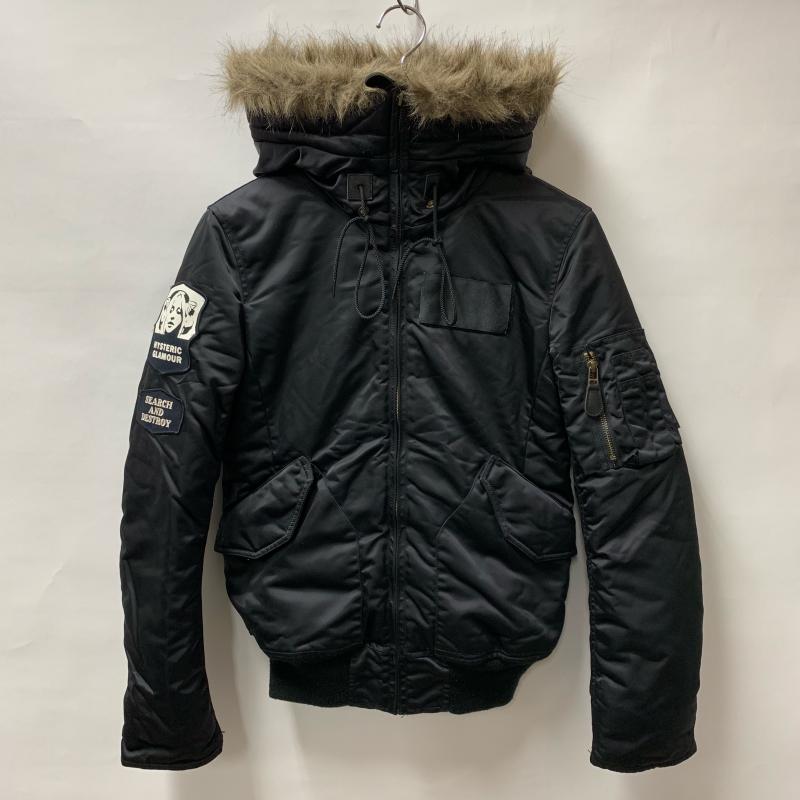 ヒステリックグラマー HYSTERIC GLAMOUR ジャケット、上着 ジャンパー、ブルゾン FREE 無地 X ロゴ、文字 黒 / ブラック / X 茶 / ブラウン / レディース USED 古着 中古 10014703