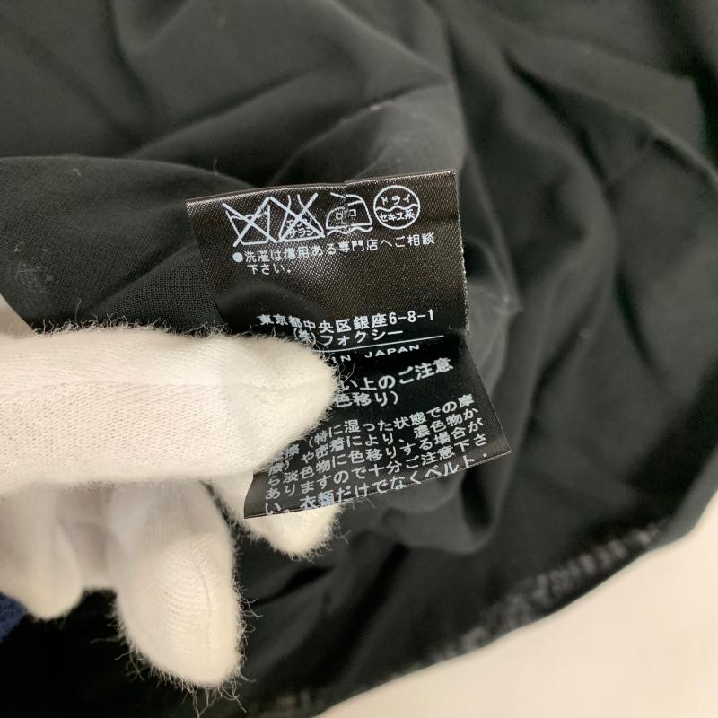 フォクシー FOXEY シャツ、ブラウス 半袖 22305 38 無地 黒 / ブラック / レディース USED 古着 中古 10014742