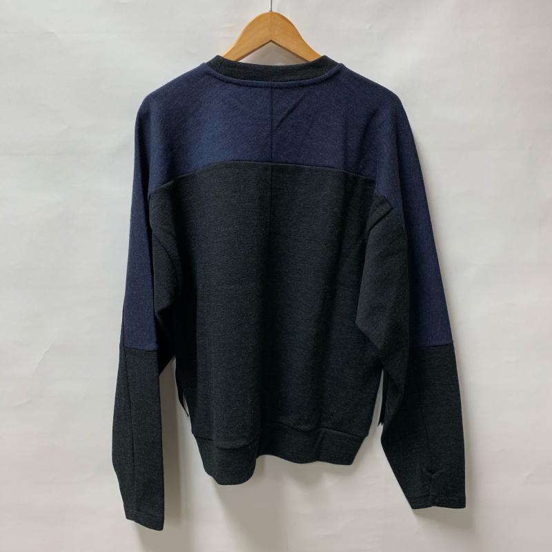 サンシー SUNSEA ニット、セーター 長袖 17A16 2 無地 X 紺 / ネイビー / X 黒 / ブラック / レディース USED 古着 中古 10014746