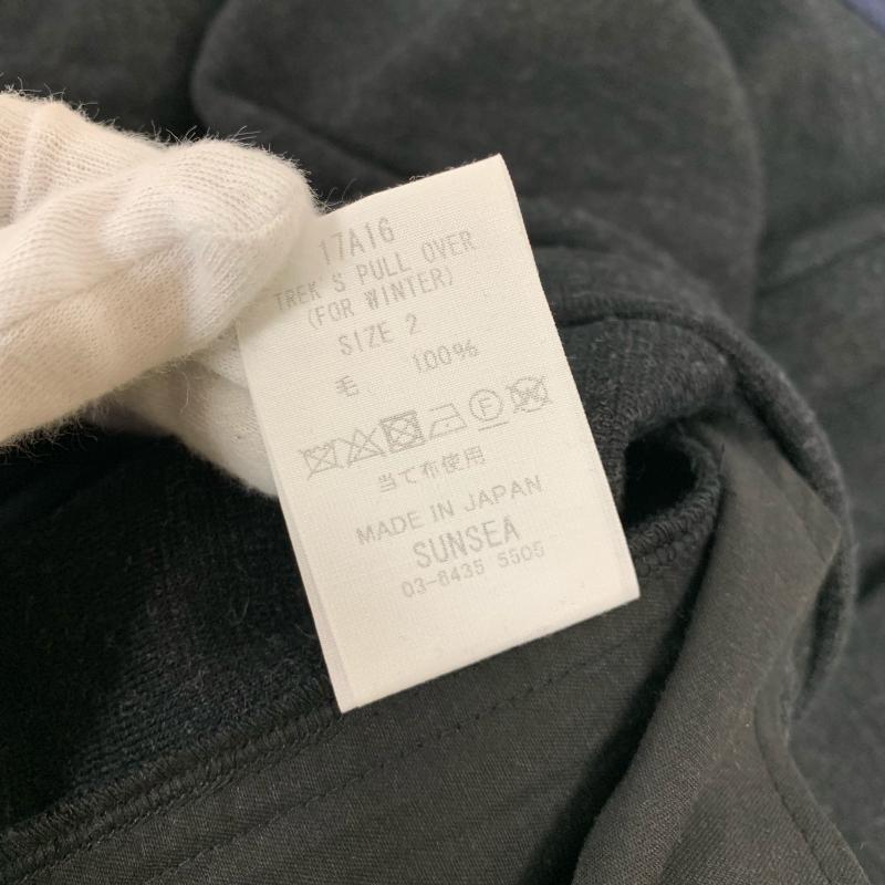 サンシー SUNSEA ニット、セーター 長袖 17A16 2 無地 X 紺 / ネイビー / X 黒 / ブラック / レディース USED 古着 中古 10014746