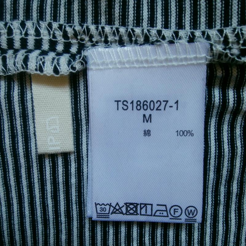 スタディオクリップ studio CLIP カットソー 半袖 M ボーダー柄 白 / ホワイト / X 黒 / ブラック / レディース USED 古着 中古 10014786