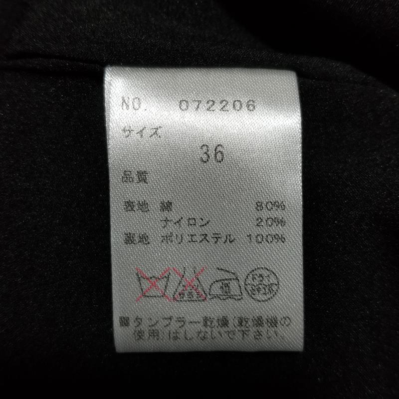 トランテアンソンドゥモード 31 Sons de mode ワンピース ひざ丈スカート 36 黒 / ブラック / レディース USED 古着 中古 10014810