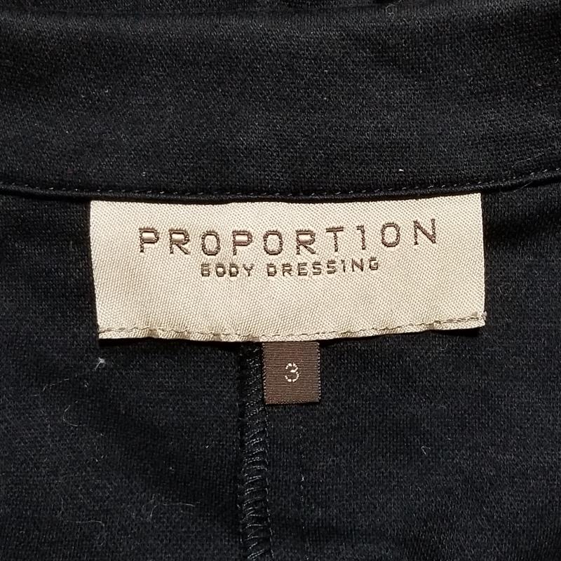 プロポーションボディドレッシング PROPORTION BODY DRESSING ジャケット、上着 ジャケット、ブレザー 3 無地 黒 / ブラック / レディース USED 古着 中古 10014827