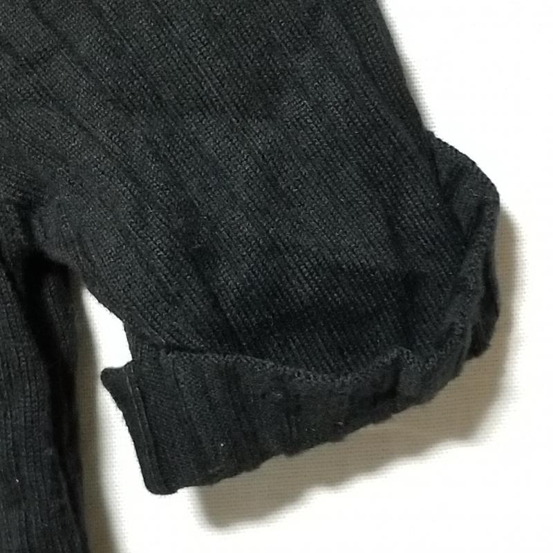 エクラン ECLIN カットソー 半袖 ハイネック FREE 無地 黒 / ブラック / レディース USED 古着 中古 10014834