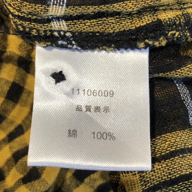 エゴイスト EGOIST シャツ、ブラウス 長袖 チェック 黒 / ブラック / X 黄 / イエロー / レディース USED 古着 中古 10014844