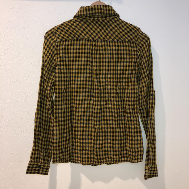 エゴイスト EGOIST シャツ、ブラウス 長袖 チェック 黒 / ブラック / X 黄 / イエロー / レディース USED 古着 中古 10014844
