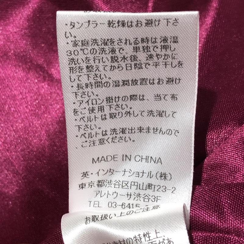 デイライルノアール DELYLE チュニック 半袖 無地 白 / ホワイト / X 紫 / パープル / レディース USED 古着 中古 10014861
