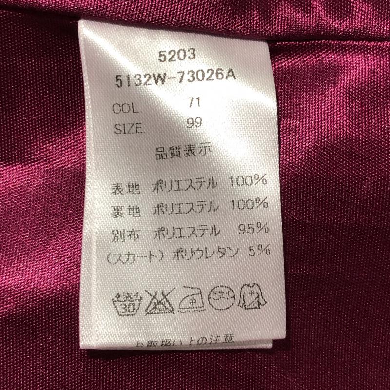 デイライルノアール DELYLE チュニック 半袖 無地 白 / ホワイト / X 紫 / パープル / レディース USED 古着 中古 10014861
