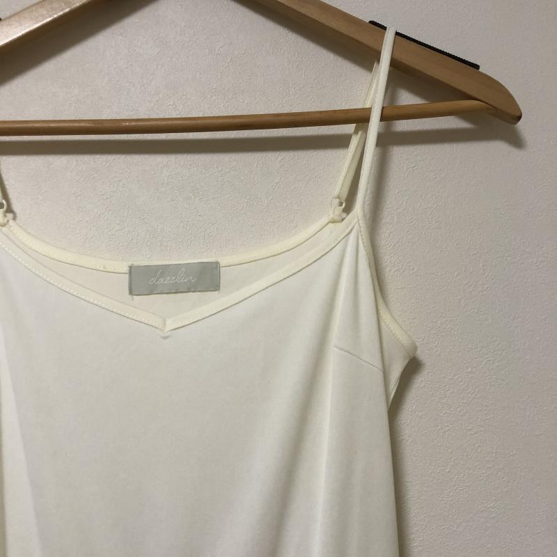 ダズリン dazzlin ワンピース ひざ丈スカート FREE 無地 X チェック X 花柄 白 / ホワイト / X 青 / ブルー / レディース USED 古着 中古 10014897