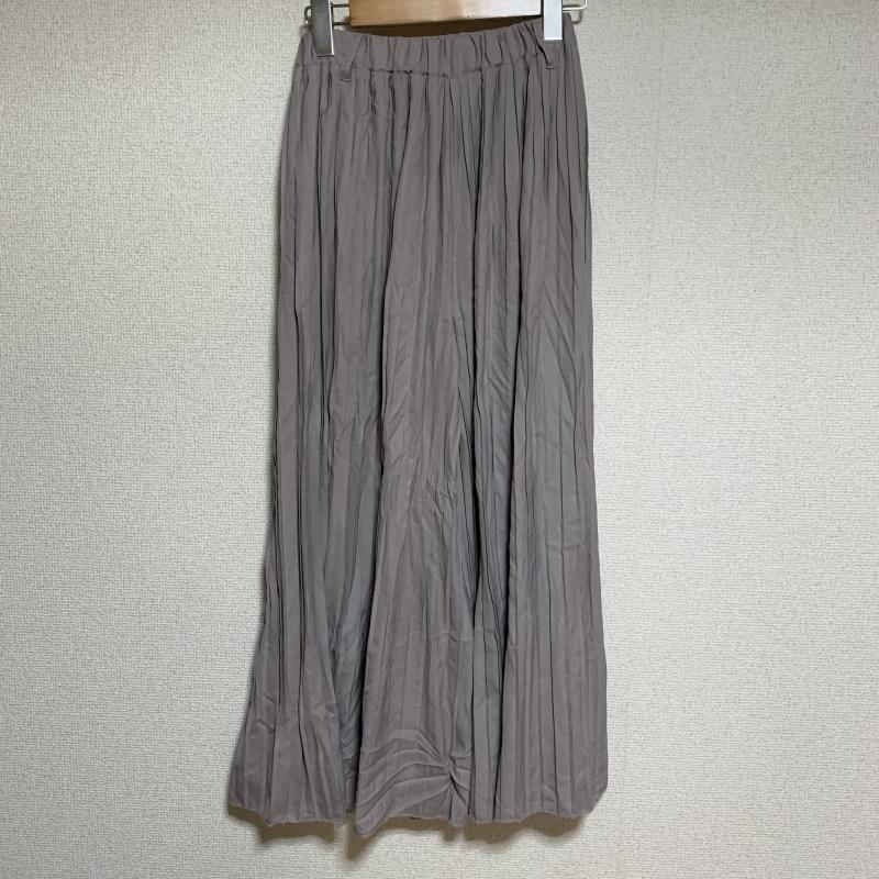 フーズフーチコ who's who Chico ボトムス ボトムス プリーツガウチョパンツ FREE 無地 灰 / グレー / レディース USED 古着 中古 10014909