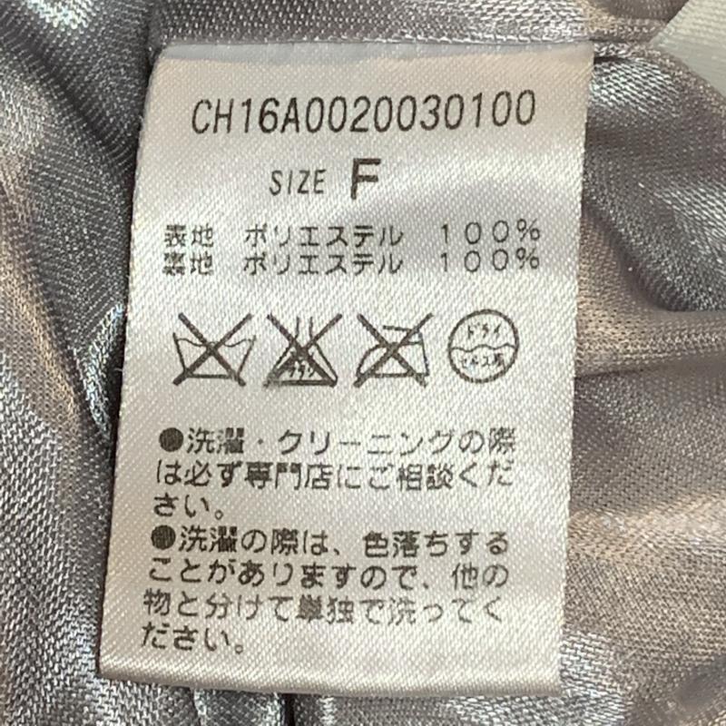 フーズフーチコ who's who Chico ボトムス ボトムス プリーツガウチョパンツ FREE 無地 灰 / グレー / レディース USED 古着 中古 10014909