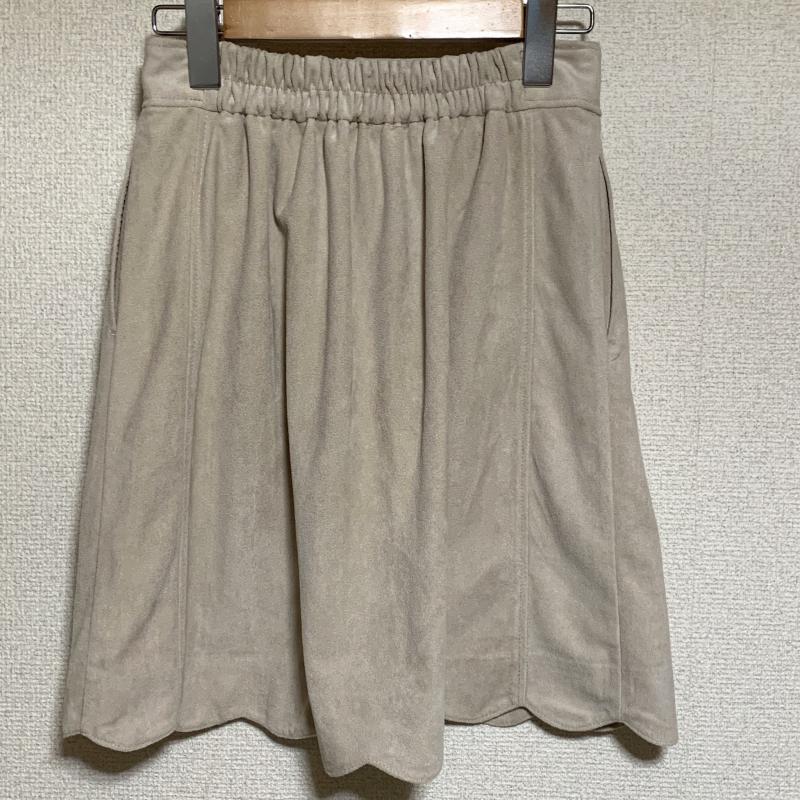 オリーブデオリーブ OLIVE des OLIVE スカート ひざ丈スカート S 無地 ベージュ / ベージュ / レディース USED 古着 中古 10014919
