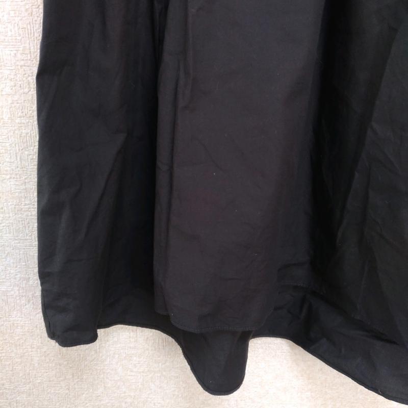 イッカ ikka ワンピース ロングスカート L 無地 黒 / ブラック / レディース USED 古着 中古 10014952