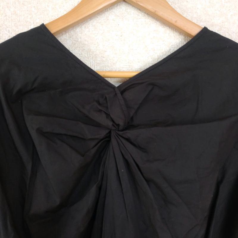 イッカ ikka ワンピース ロングスカート L 無地 黒 / ブラック / レディース USED 古着 中古 10014952