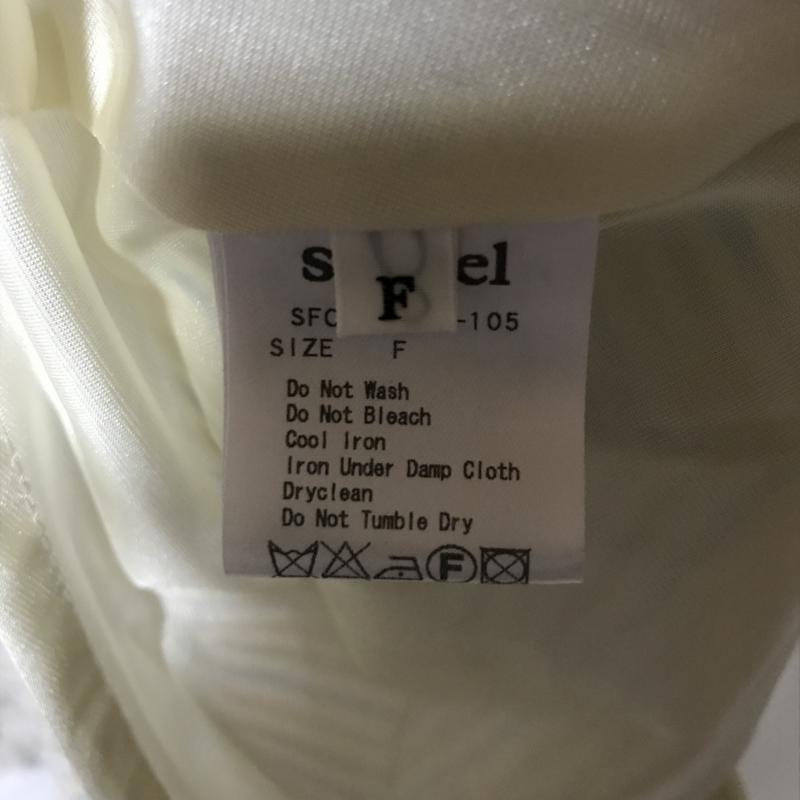 スナイデル SNIDEL ワンピース ひざ丈スカート FREE ボーダー柄 白 / ホワイト / X 青 / ブルー / X 桃 / ピンク / X 茶 / ブラウン / レディース USED 古着 中古 10014975