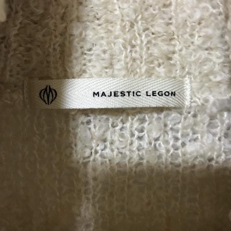 マジェスティックレゴン MAJESTIC LEGON コート コート一般 ニットコート FREE 無地 ベージュ / ベージュ / レディース USED 古着 中古 10014999