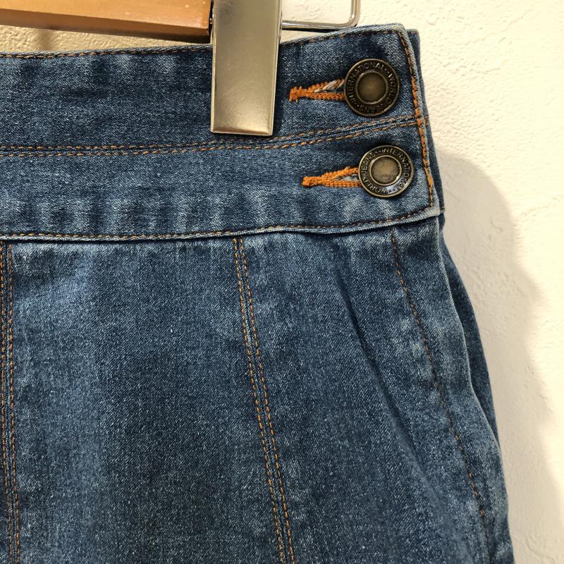 ダズリン dazzlin スカート ミニスカート M 無地 インディゴ / インディゴ / レディース USED 古着 中古 10015011