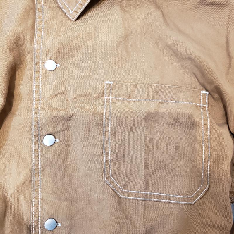 ジーナシス JEANASIS シャツ、ブラウス 長袖 FREE 無地 茶 / ブラウン / レディース USED 古着 中古 10015061