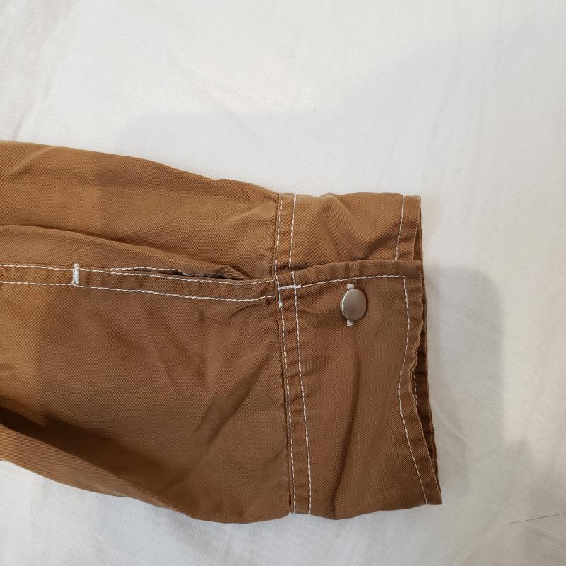 ジーナシス JEANASIS シャツ、ブラウス 長袖 FREE 無地 茶 / ブラウン / レディース USED 古着 中古 10015061