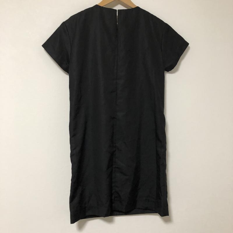 エボニーアイボリー Ebonyivory ワンピース ひざ丈スカート FREE 無地 黒 / ブラック / レディース USED 古着 中古 10015086