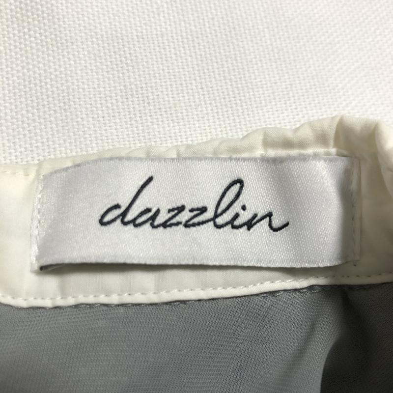 ダズリン dazzlin ワンピース ひざ丈スカート S 無地 灰 / グレー / レディース USED 古着 中古 10015108