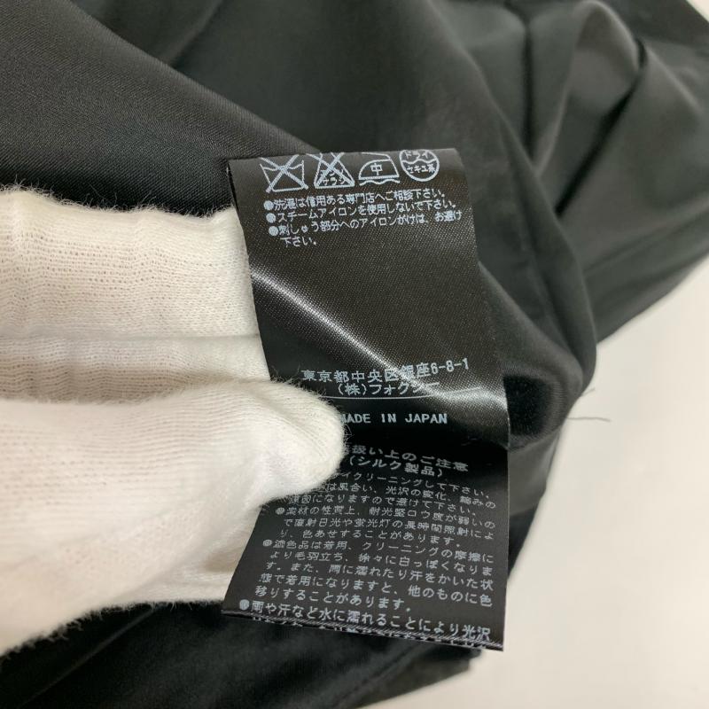 フォクシー FOXEY スカート ひざ丈スカート 38 無地 黒 / ブラック / X 灰 / グレー / レディース USED 古着 中古 10015134