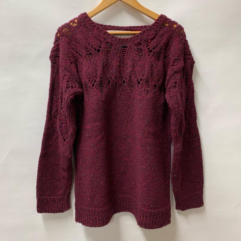 ケイスリーヘイフォード Casely-Hayford ニット、セーター 長袖 ウール XS 無地 赤 / レッド / レディース USED 古着 中古 10015141