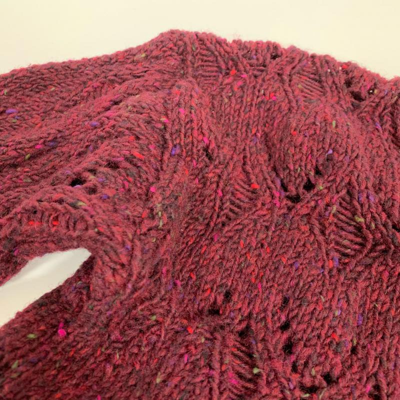 ケイスリーヘイフォード Casely-Hayford ニット、セーター 長袖 ウール XS 無地 赤 / レッド / レディース USED 古着 中古 10015141