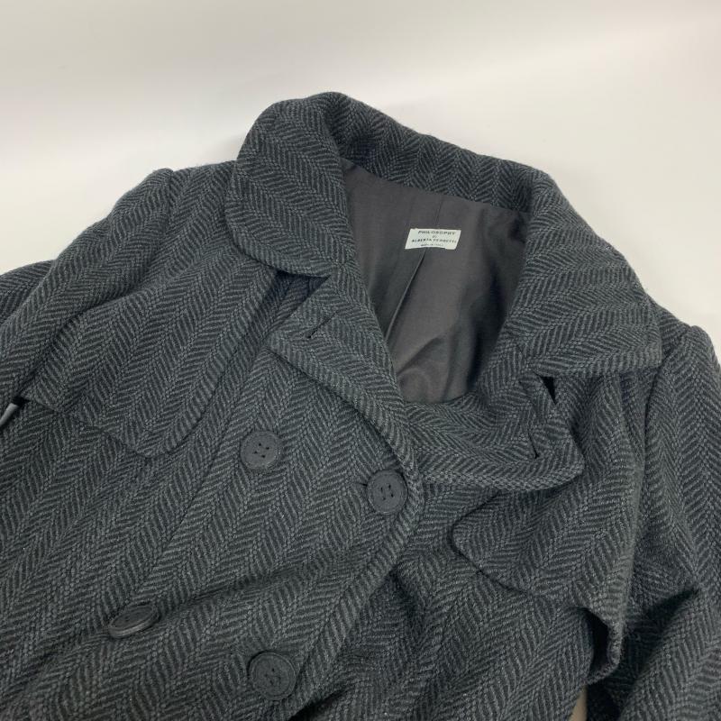 フィロソフィーアルベルタフェレッティー PHILOSOPHY DI ALBERTA FERRETTI コート コート一般 44 黒 / ブラック / レディース USED 古着 中古 10015163