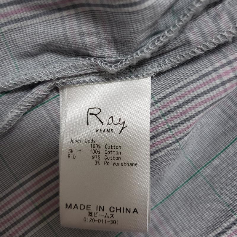 ザウェイオブシックレイビームス The Way of Chic Ray Beams ワンピース・ドレス・オールインワン ワンピース・ドレス・オールインワン パーカーワンピース 無地 X チェック えんじ / ワインレッド / X 緑 / グリーン / X 桃 / ピンク / X 灰 / グレー / X 白 / ホワイト / レディース USED 古着 中古 10015244