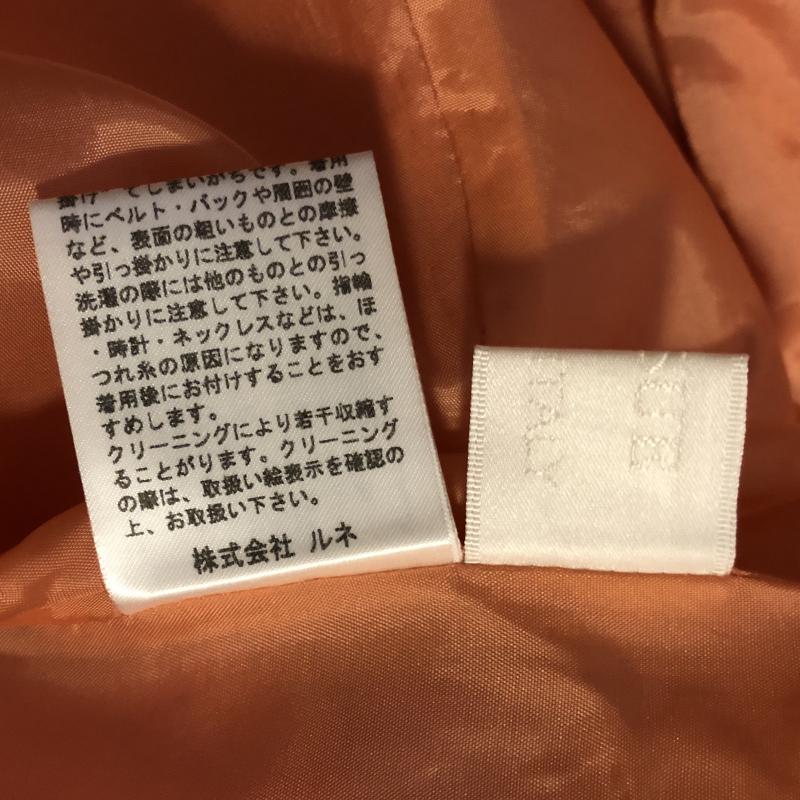 ルネ Rene スカート ひざ丈スカート ウール ツイードスカート 36 無地 桃 / ピンク / レディース USED 古着 中古 10015341