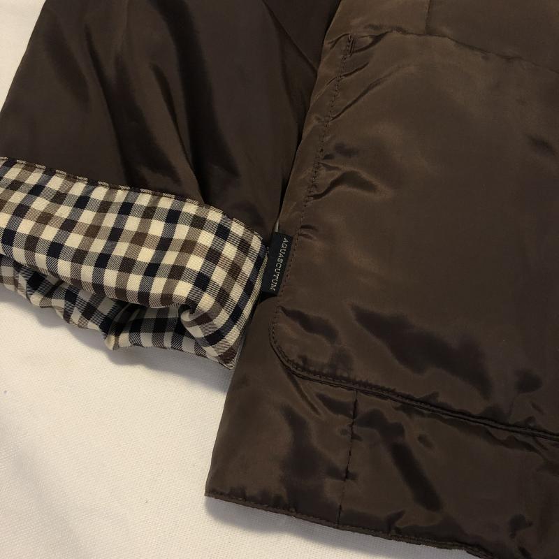 アクアスキュータム Aquascutum ジャケット、上着 ダウンジャケット 無地 茶 / ブラウン / レディース USED 古着 中古 10015353
