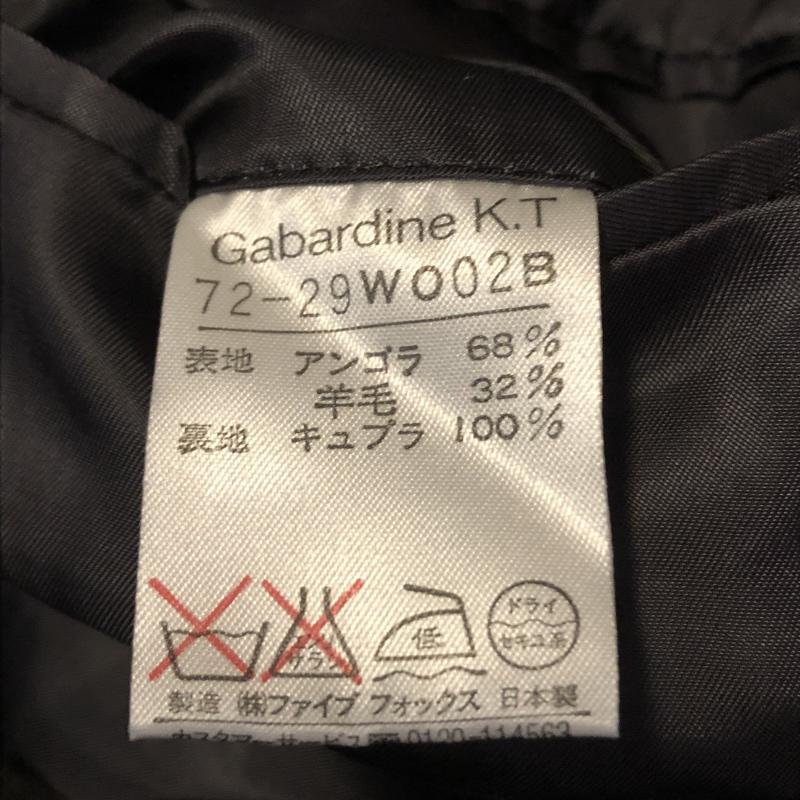 ギャバジンケーティー GABARDINEK.T コート コート一般 ステンカラー アンゴラ混 無地 黒 / ブラック / レディース USED 古着 中古 10015374