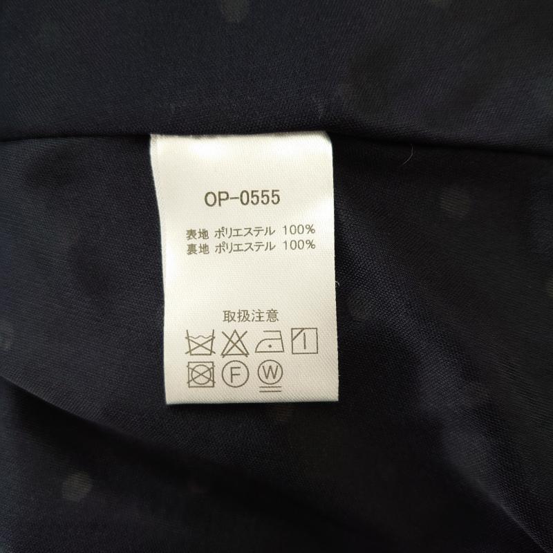 アルシーヴ archives ワンピース ロングスカート ドット 紺 / ネイビー / X 白 / ホワイト / レディース USED 古着 中古 10015414