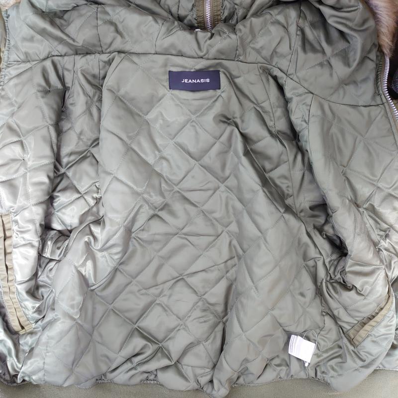 ジーナシス JEANASIS ジャケット、上着 ジャンパー、ブルゾン FREE 無地 カーキ / カーキ / レディース USED 古着 中古 10015418