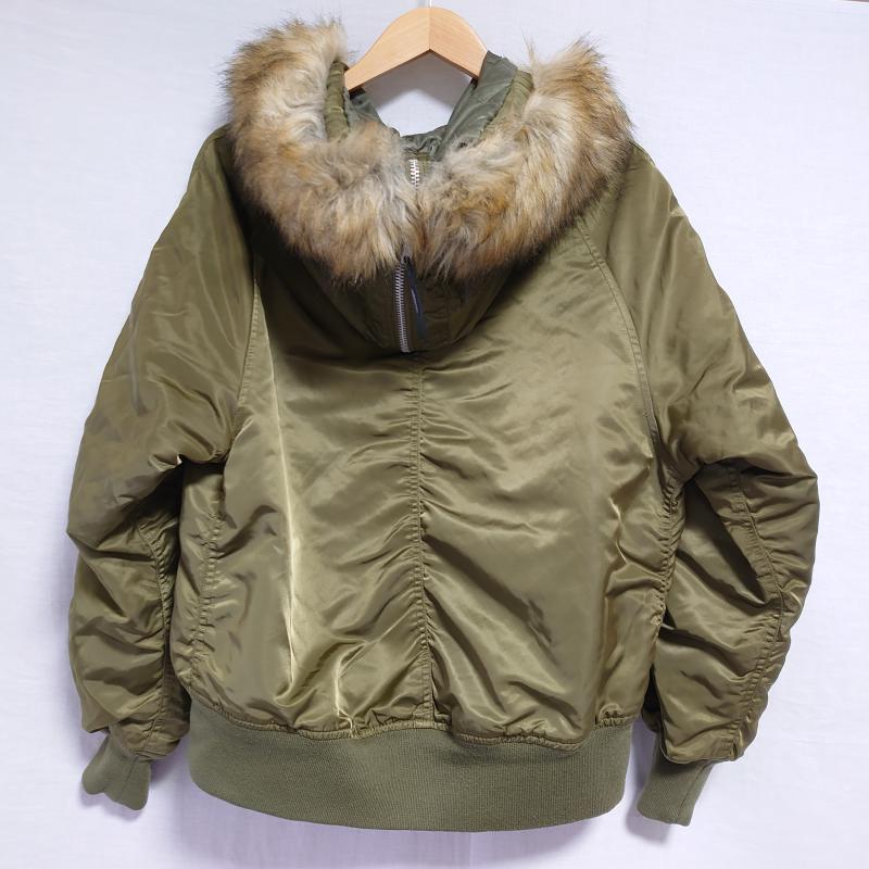ジーナシス JEANASIS ジャケット、上着 ジャンパー、ブルゾン FREE 無地 カーキ / カーキ / レディース USED 古着 中古 10015418
