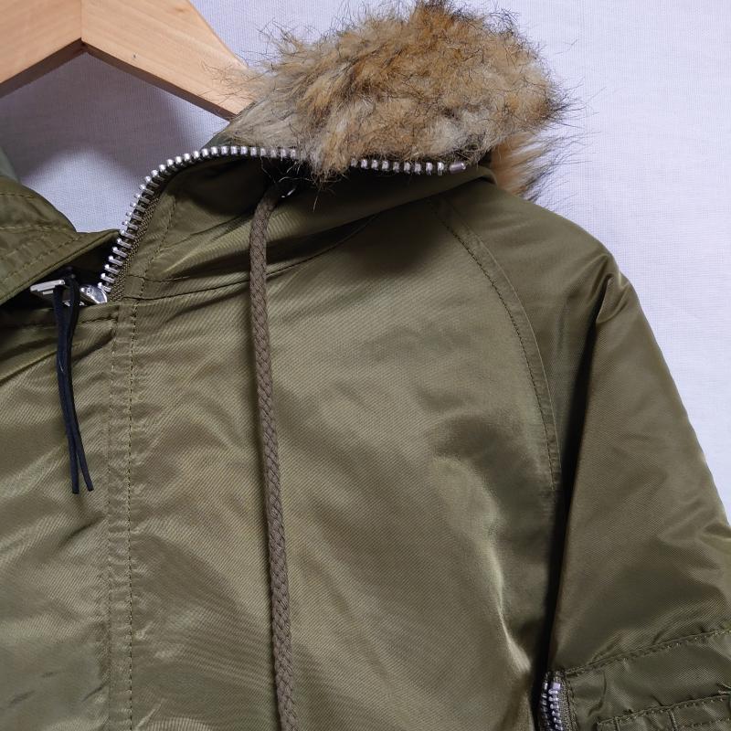 ジーナシス JEANASIS ジャケット、上着 ジャンパー、ブルゾン FREE 無地 カーキ / カーキ / レディース USED 古着 中古 10015418