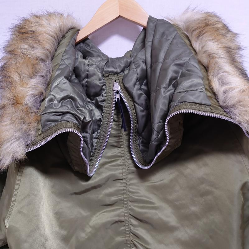 ジーナシス JEANASIS ジャケット、上着 ジャンパー、ブルゾン FREE 無地 カーキ / カーキ / レディース USED 古着 中古 10015418