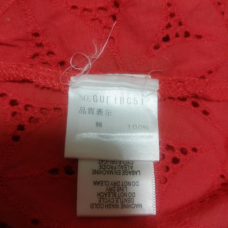 ビーシービージェネレーション BCBGeneration カットソー 半袖 M 花柄 X 刺繍 赤 / レッド / レディース USED 古着 中古 10015431