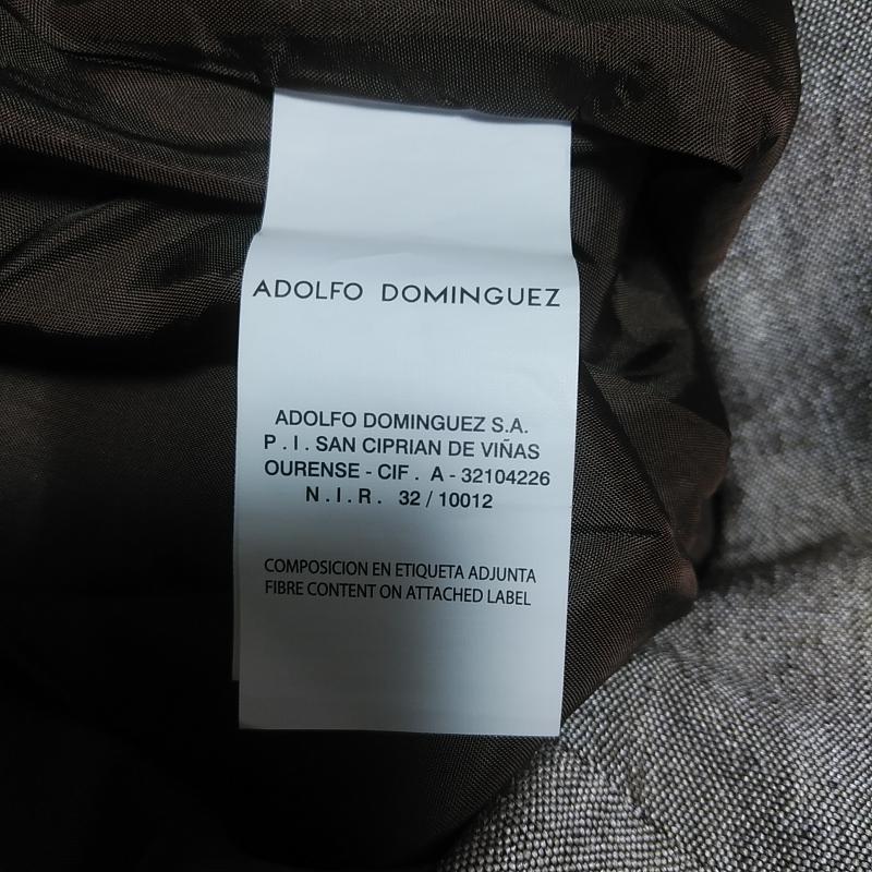 アドルフォドミンゲス ADOLFODOMINGUEZ ワンピース ひざ丈スカート 無地 銀 / シルバー / レディース USED 古着 中古 10015436