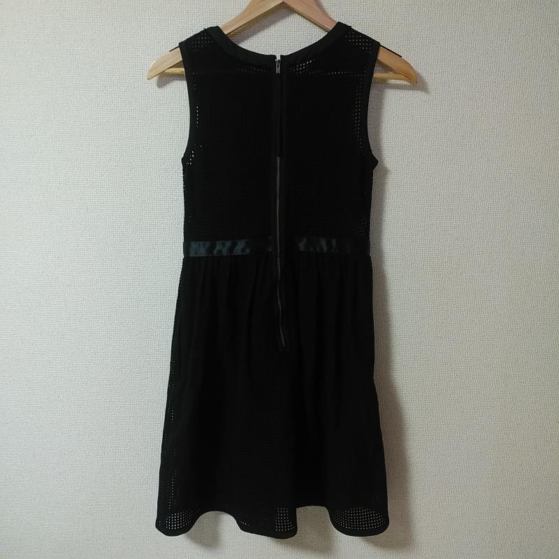ジルスチュアート JILLSTUART ワンピース ひざ丈スカート 0 チェック 黒 / ブラック / レディース USED 古着 中古 10015444