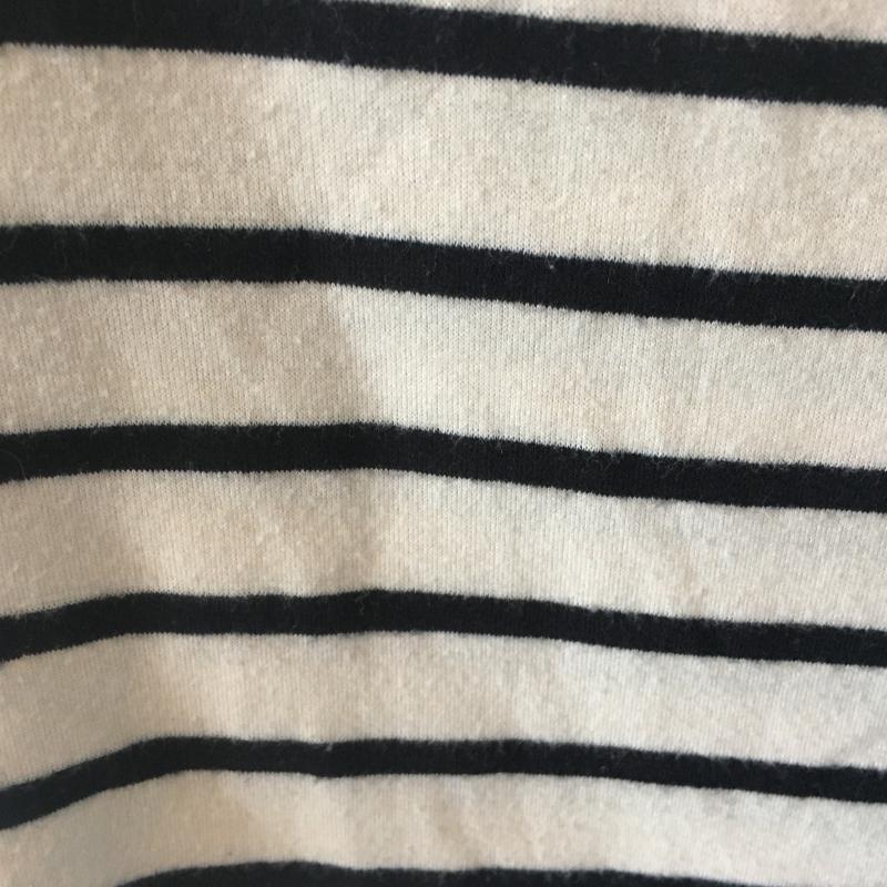 ジル バイ ジルスチュアート JILL by JILLSTUART カットソー 長袖 FREE ボーダー柄 白 / ホワイト / X 黒 / ブラック / レディース USED 古着 中古 10015547